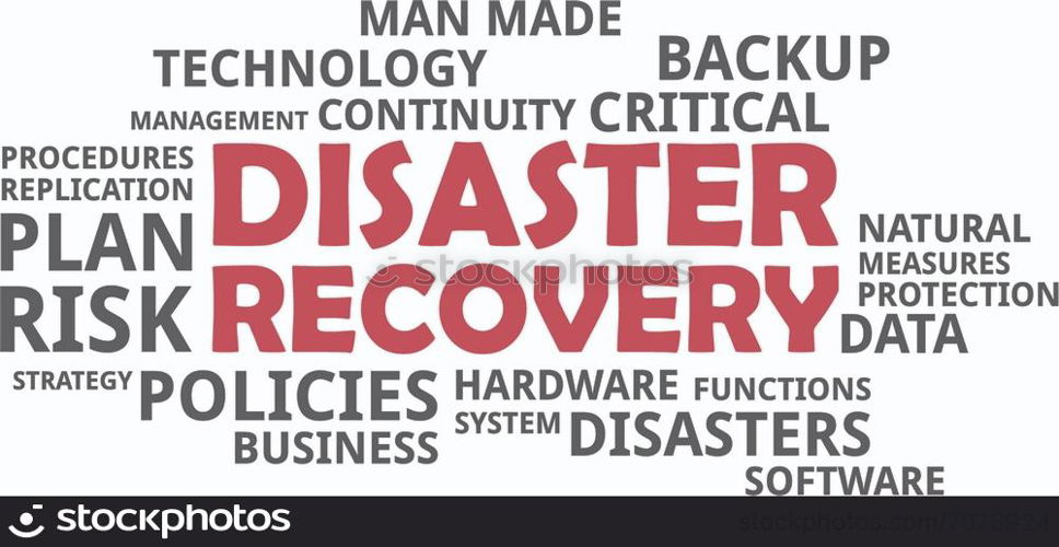 word cloud - disaster recovery