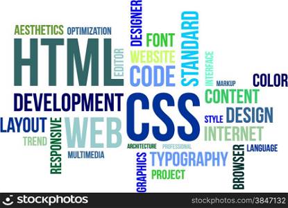word cloud - html and css