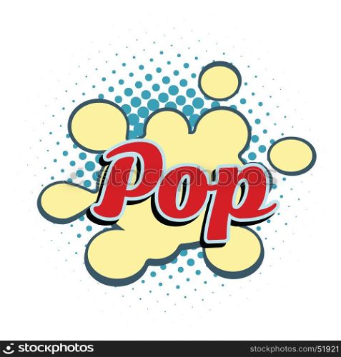 word pop comic style. retro vector illustration. word pop comic style