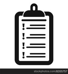 Work clipboard icon simple vector. Business solution. Teamwork challenge. Work clipboard icon simple vector. Business solution