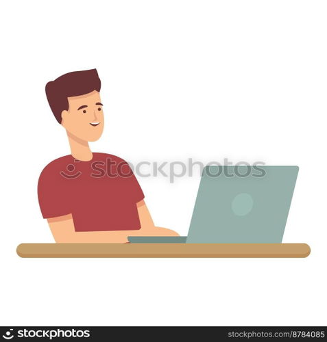 Work coding icon cartoon vector. Computer electronic. Smart software. Work coding icon cartoon vector. Computer electronic