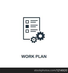 Work Plan icon. Creative element design from productivity icons collection. Pixel perfect Work Plan icon for web design, apps, software, print usage.. Work Plan icon. Creative element design from productivity icons collection. Pixel perfect Work Plan icon for web design, apps, software, print usage