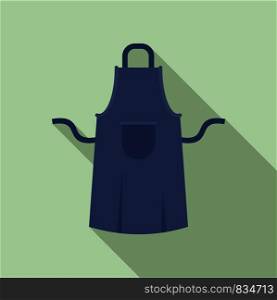 Worker apron icon. Flat illustration of worker apron vector icon for web design. Worker apron icon, flat style