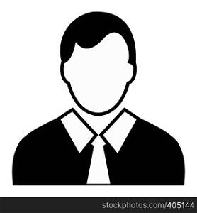 Worker avatar simple icon for web and mobile devices. Worker avatar simple icon