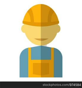 Worker icon. Flat illustration of worker vector icon for web. Worker icon, flat style