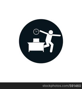 Worker Icon Vector Logo Template