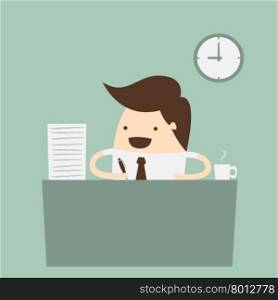 Working. business person working in office hour