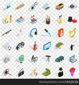 Working icons set. Isometric style of 36 working vector icons for web for any design. Working icons set, isometric style