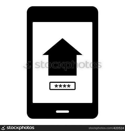 Working phone icon. Simple illustration of working phone vector icon for web. Working phone icon, simple style