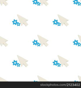 Working pointer pattern seamless background texture repeat wallpaper geometric vector. Working pointer pattern seamless vector