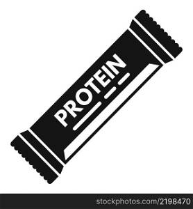 Workout protein bar icon simple vector. Sport supplement. Container nutrition. Workout protein bar icon simple vector. Sport supplement