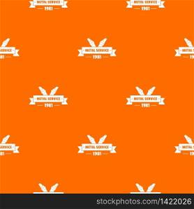 Workshop pattern vector orange for any web design best. Workshop pattern vector orange