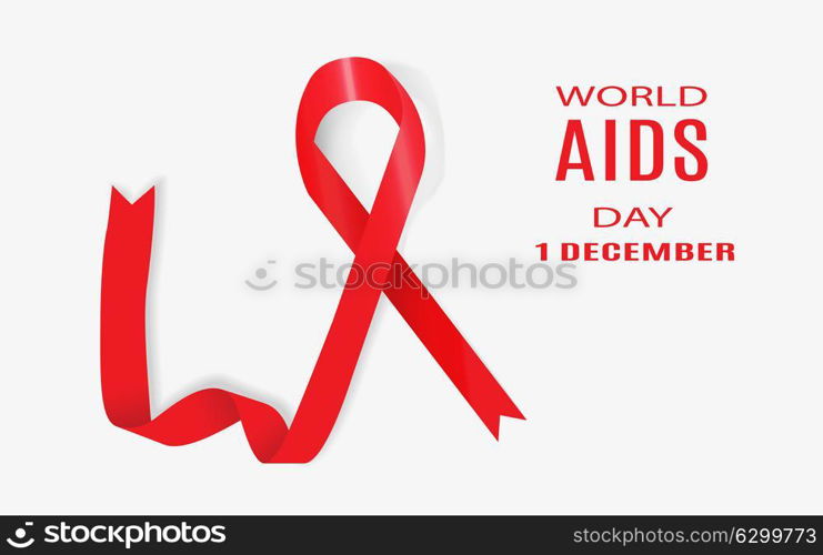 World AIDS Day. 1 December. Vector Illustration EPS10. World AIDS Day. 1 December. Vector Illustration.