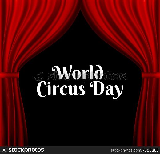 World Circus Day Background Vector Illustration EPS10. World Circus Day Background Vector Illustration
