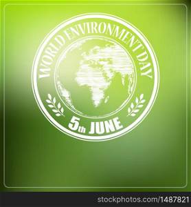 World environment day background.vector