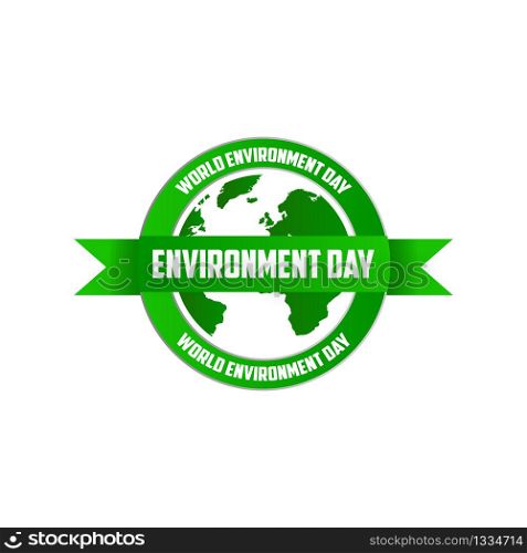 World Environment Day sign Vector illustration EPS10