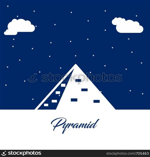 World Famous landmarks and monuments design with blue background vector