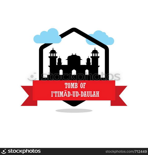 World Famous landmarks design with creative background vector