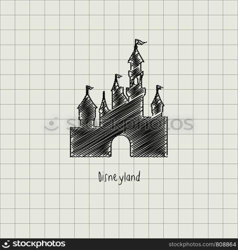World Famous landmarks design with creative background vector