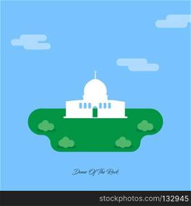 World Famous monuments and landmarks design with light blue background vector