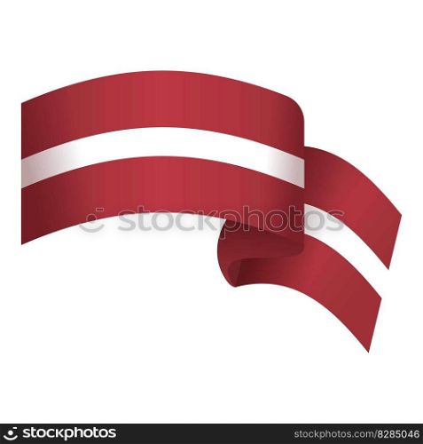 World flag icon cartoon vector. Latvia country. Earth border. World flag icon cartoon vector. Latvia country