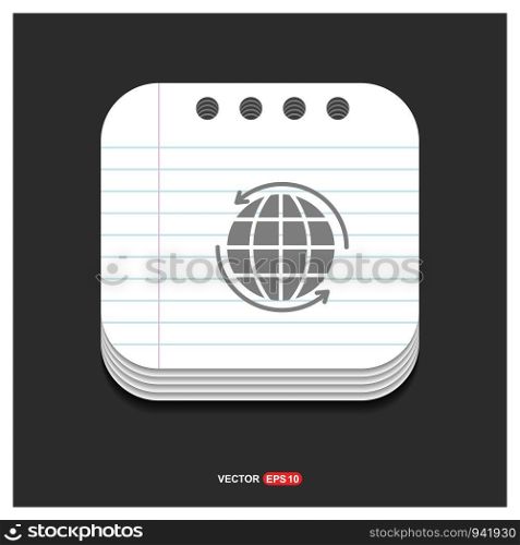 World globe icon - Free vector icon