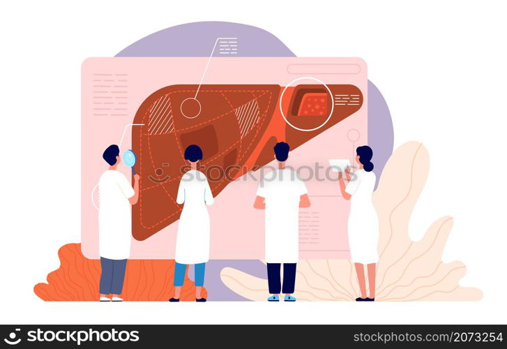 World hepatitis day. Liver cirrhosis, medicine disease awareness. Hepatic cancer prevention, diagnostics and treatment utter vector concept. Illustration hepatic and cirrhosis, cancer sick. World hepatitis day. Liver cirrhosis, medicine disease awareness. Hepatic cancer prevention, diagnostics and treatment utter vector concept