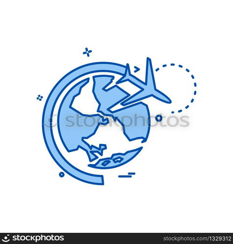 World icon design vector