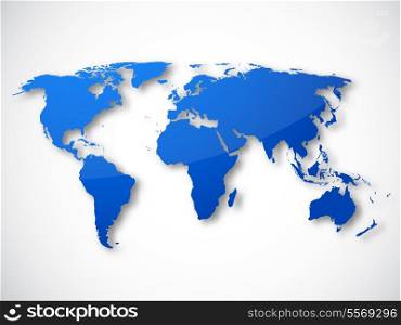 World map isolated design template vector illustration