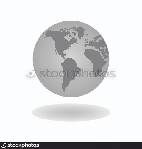 world map logo vektor template