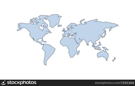 world map minimalism cartoon infographic. Abstract background. Education flat icon.. world map minimalism cartoon infographic. Abstract background