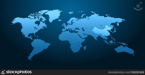 world map vector illustration