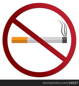 World no tobacco day, flat design vector illustration