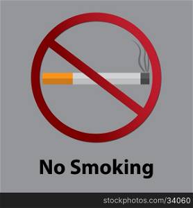 World no tobacco day, flat design vector illustration