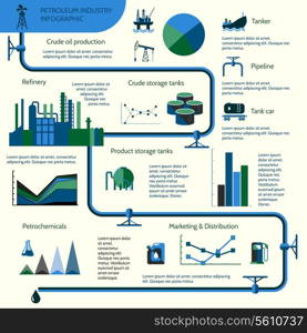 World oil production distribution and petroleum extraction rate infographics diagram layout report presentation design vector illustration