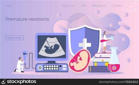 World Prematurity Day is celebrated on 17 November to raise awareness of preterm birth and concerns of premature babies and families worldwide. Noncarrying of pregnancy concept vector for web, banner. World Prematurity Day is celebrated on 17 November. Noncarrying of pregnancy concept vector for web, banner