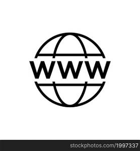 World Wide web concept Globe Icon