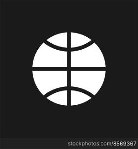 Worldwide dark mode glyph ui icon. Global ecommerce. Overseas market. User interface design. White silhouette symbol on black space. Solid pictogram for web, mobile. Vector isolated illustration. Worldwide dark mode glyph ui icon