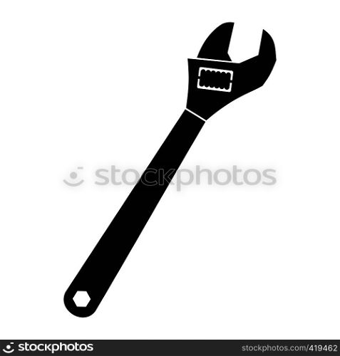 Wrench adjustable spanner or monkey spanner on a white background. Wrench adjustable spanner or monkey spanner