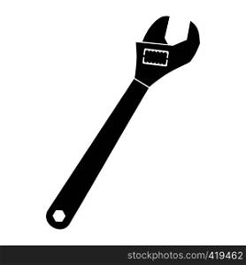 Wrench adjustable spanner or monkey spanner on a white background. Wrench adjustable spanner or monkey spanner
