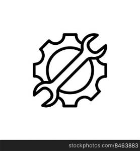 wrench and≥ar icon vector illustration design