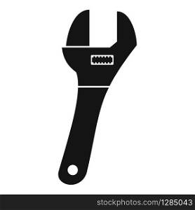 Wrench equipment icon. Simple illustration of wrench equipment vector icon for web design isolated on white background. Wrench equipment icon, simple style