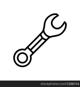 wrench icon design, flat style icon collection
