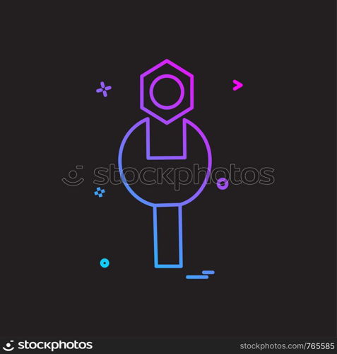 Wrench icon design vector