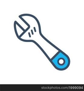 Wrench icon filled color