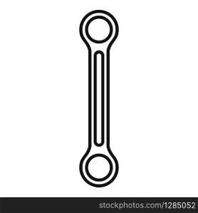 Wrench icon. Outline wrench vector icon for web design isolated on white background. Wrench icon, outline style