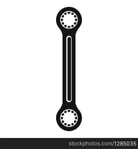 Wrench icon. Simple illustration of wrench vector icon for web design isolated on white background. Wrench icon, simple style