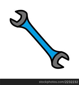 Wrench Icon Vector Design Template.