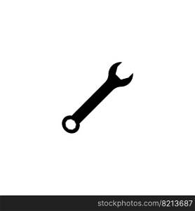 wrench icon vector illustration symbol design