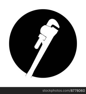 wrench icon vector template design